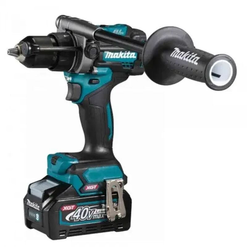 foto del prodotto makita hp001gm201 trapano avvitatore a percussione brushless a batteria 40v
