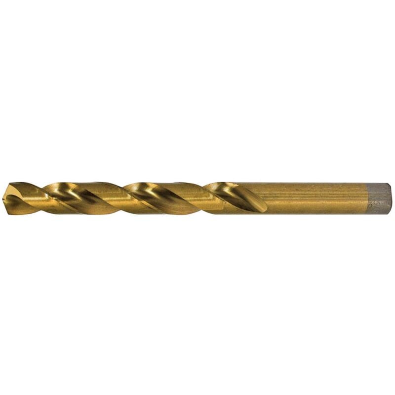 foto del prodotto makita hss g tin punta da trapano, 5,0 x 86 mm, 10 pz. hss g tin titanio 10 pz. 5,0 x 86 mm