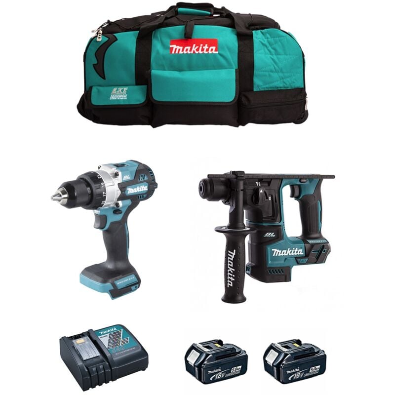 foto del prodotto makita kit mk216 dhp486 dhr171 2 x 5,0 ah .. 8435587925934