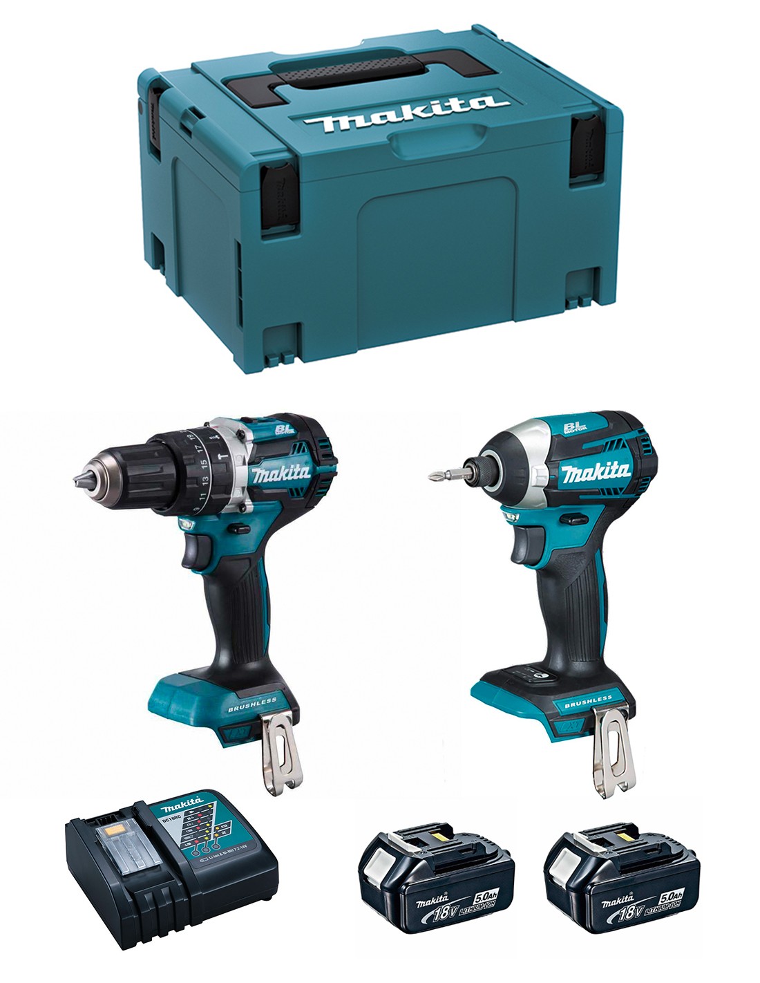 foto del prodotto makita kit mk223rtj dhp484 dtd154 2 x 5,0 ah.. 8435587921110