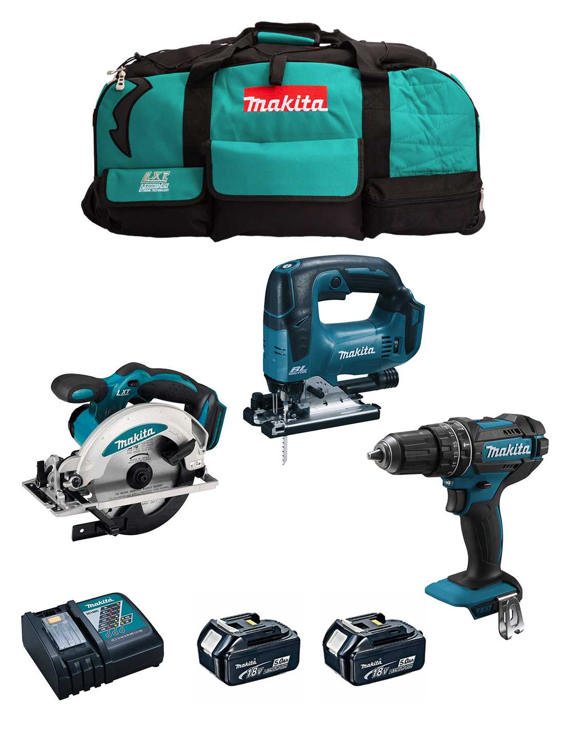 foto del prodotto makita kit mk302 dhp482 dss610 djv182 2 x.. 8435587916307