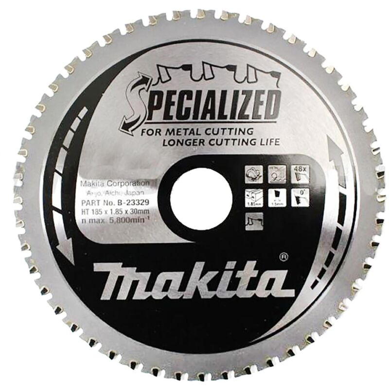 foto del prodotto makita lama per metallo 185 x 30 mm 48 denti