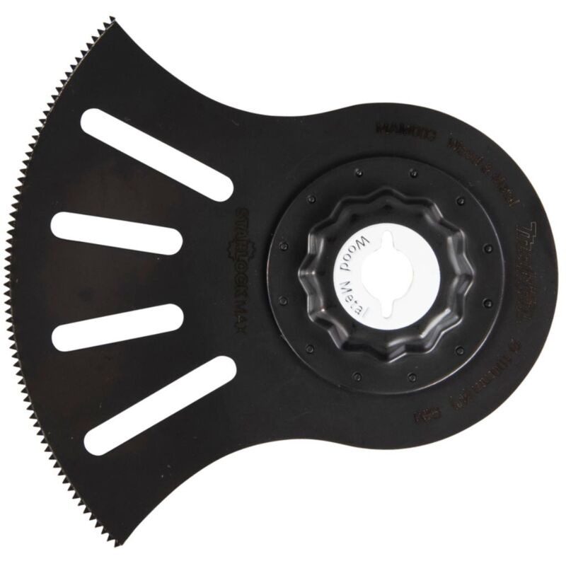 foto del prodotto makita lama per taglio a tuffo, 100 mm starlock max 15 tpi bim mam003 legno metallo
