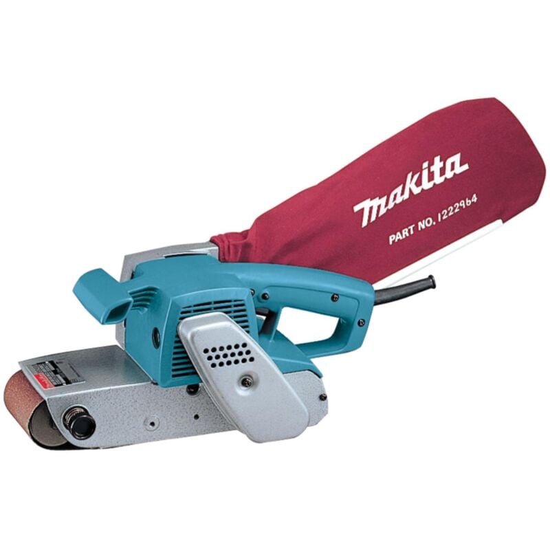 foto del prodotto makita levigatrice a nastro 850 w 440 m min 76 mm