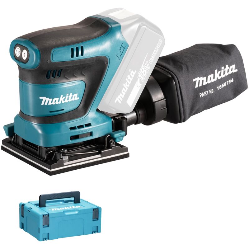foto del prodotto makita levigatrice orbitale dbo480zj 18v