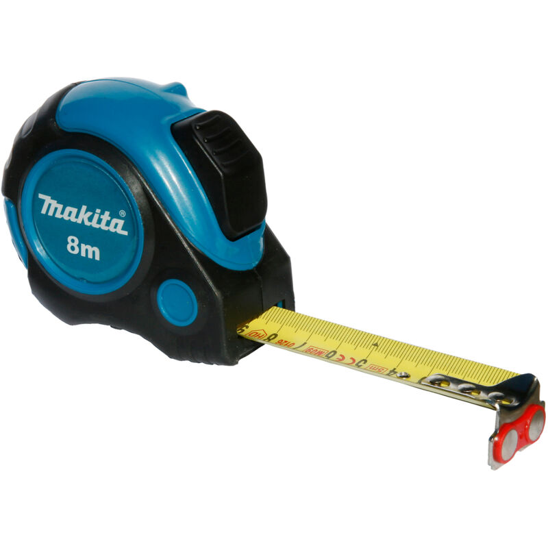 foto del prodotto makita metro a nastro 8 m 8 m scala su entrambi i lati classe ii, ce