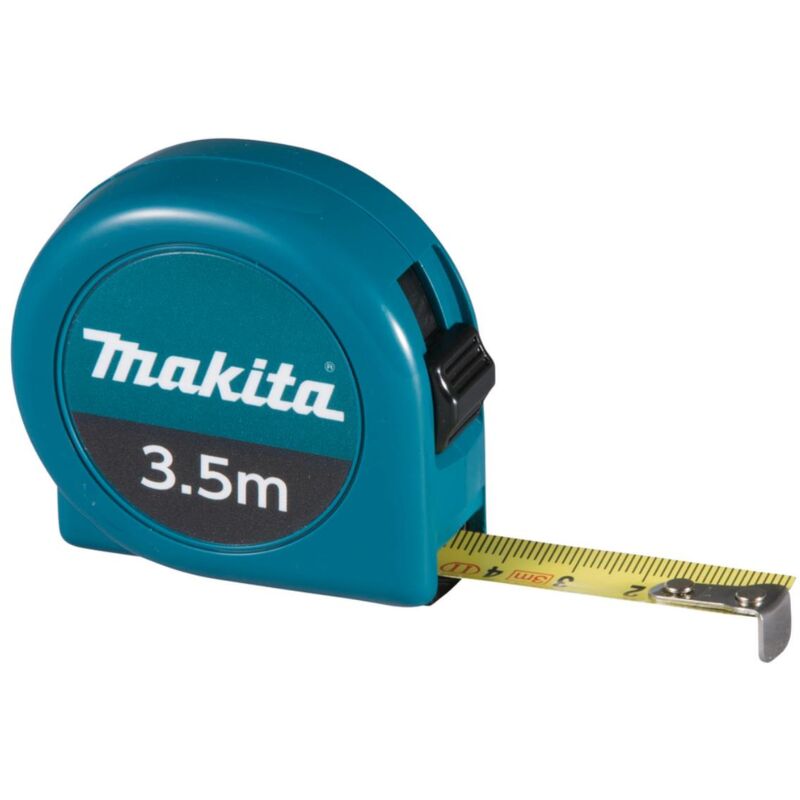 foto del prodotto makita metro professionale con clip da cintura, 3,5 m 3,5 m scala su entrambi i lati classe ii, ce