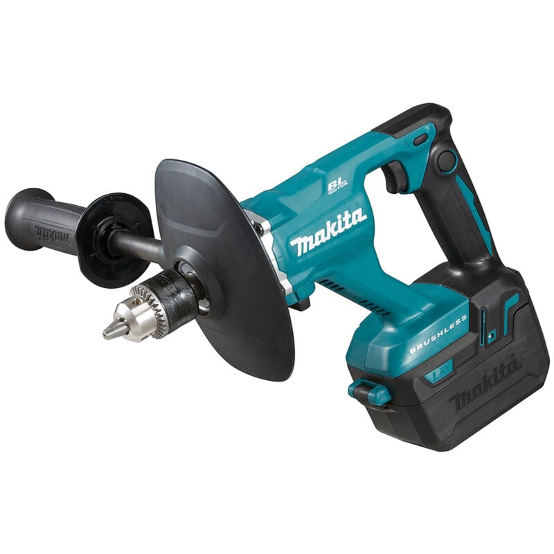 foto del prodotto makita miscelatore a batteria dut131z, 18v senza batteria e caricabatterie nella confezione