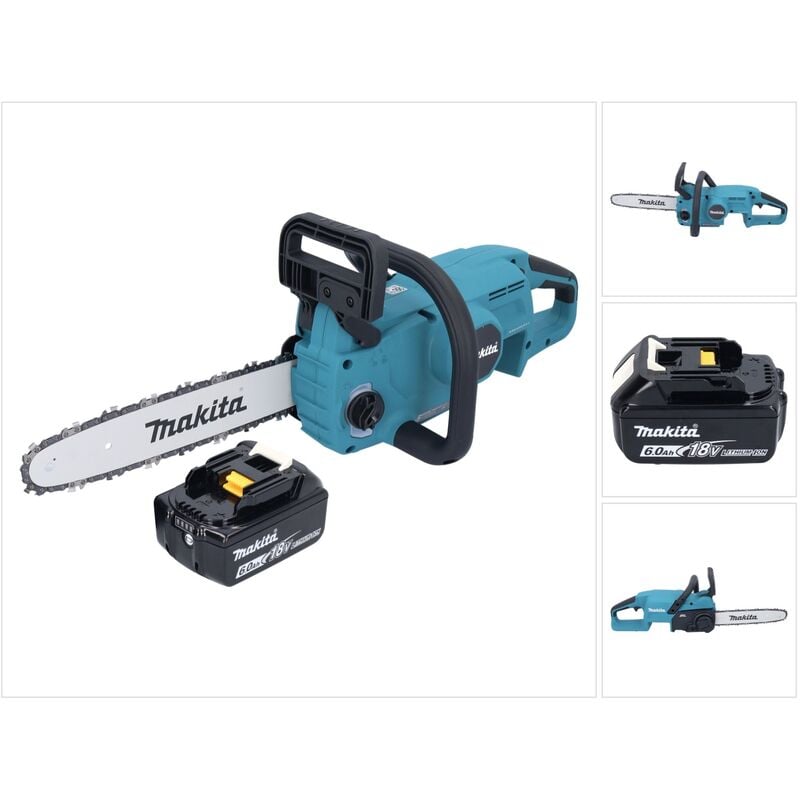 foto del prodotto makita motosega a batteria duc 307 g1x2 18 v 30 cm 7,7 m s senza spazzole 1x batteria 6,0 ah senza caricabatterie