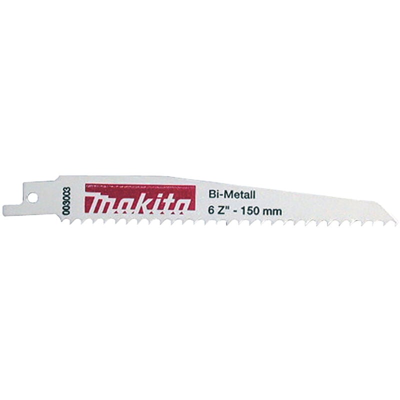 foto del prodotto makita p 05088 lama sega diritta 150x1,5mm 6tpi bim metallo 5pz