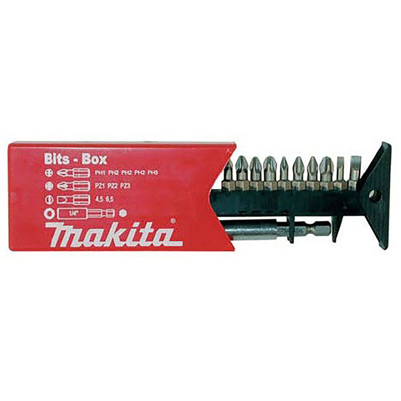 foto del prodotto makita p 49030 set inserti con portainserti 11 pezzi