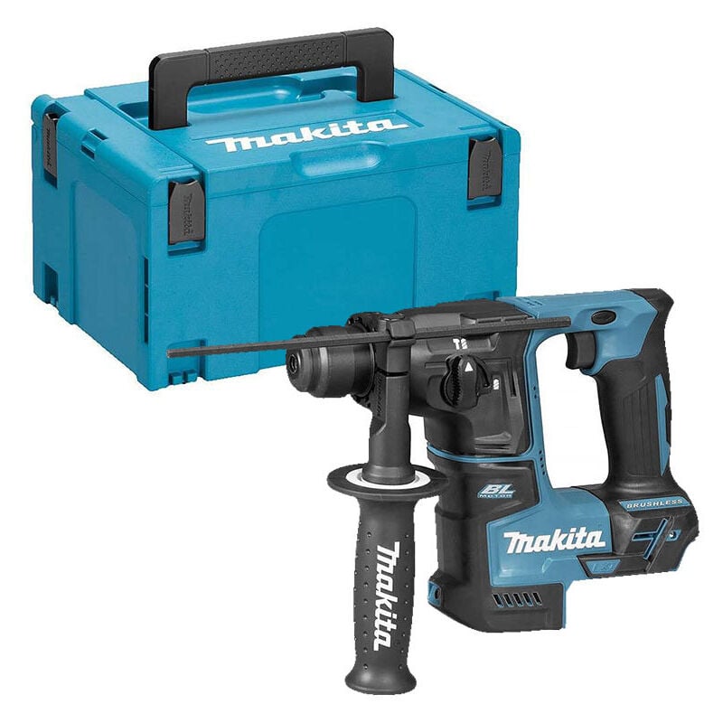 foto del prodotto makita perforatore sds plus 18 v lxt 17 mm senza batteria n caricabatterie makpac dhr171zj