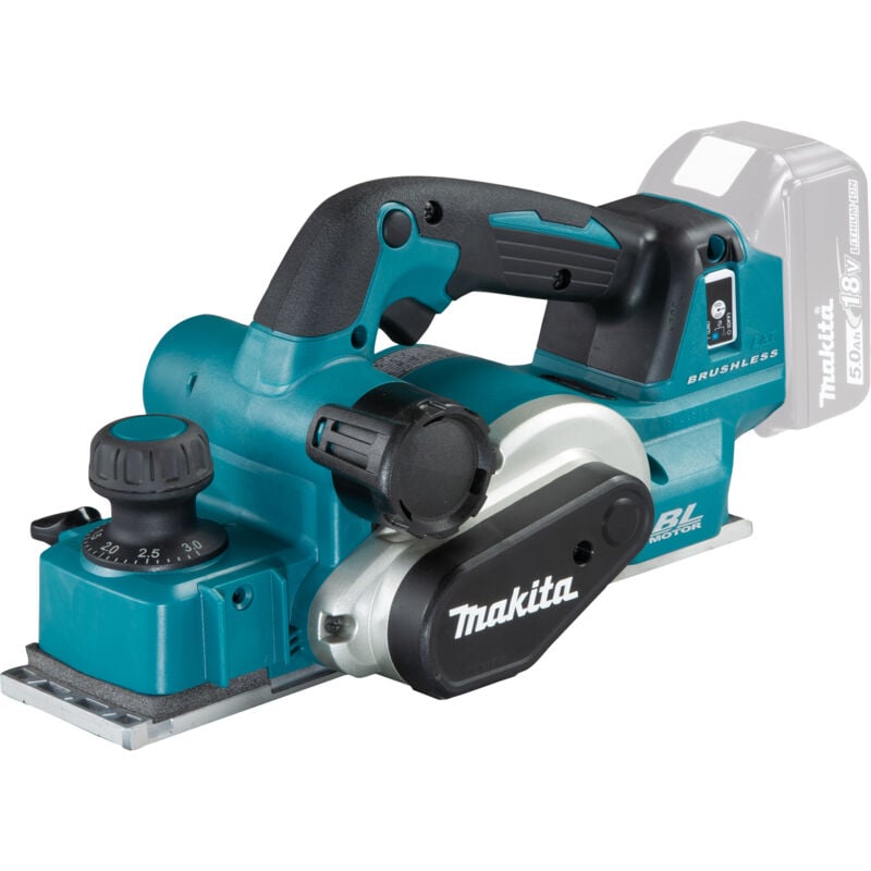 foto del prodotto makita pialla a batteria dkp181z 82 mm 18 v