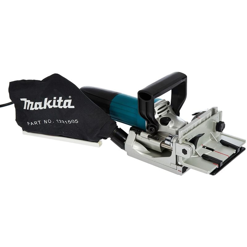 foto del prodotto makita pj7000 240v biscuit jointer fornito in una custodia per il trasporto