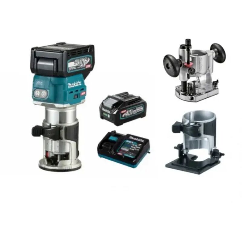 foto del prodotto makita rt001gm205 rifilatore multifunzione xgt 40 v con due batterie
