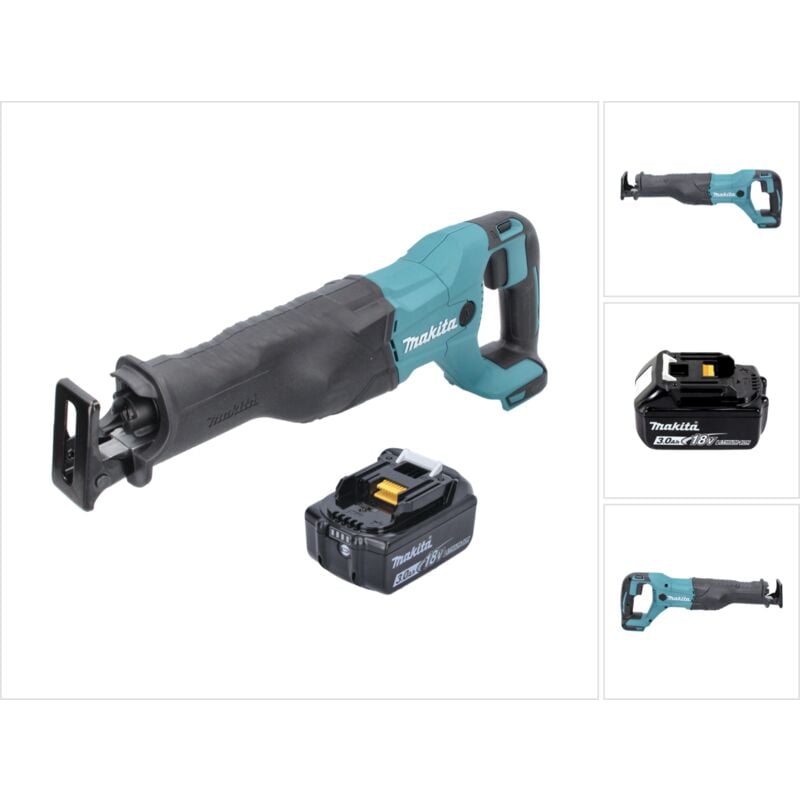 foto del prodotto makita sega a nastro a batteria djr 186 f1 18 v 1x batteria 3,0 ah senza caricabatterie