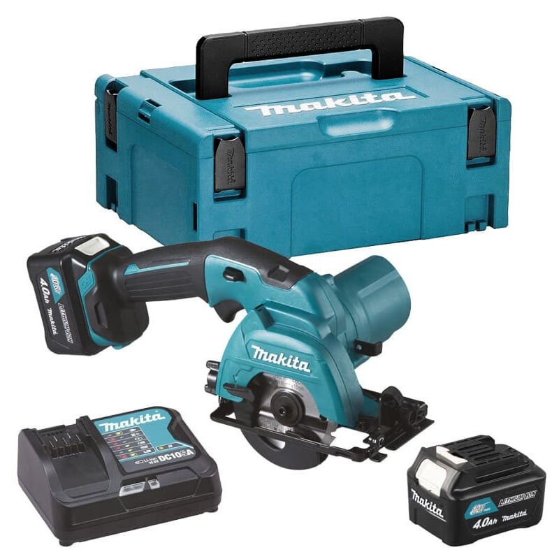 foto del prodotto makita sega circolare 10,8v agli ioni di litio 4,0ah cxt 85 mm hs301dsmj
