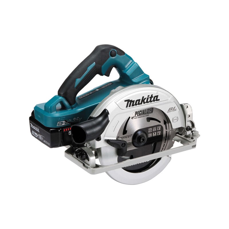 foto del prodotto makita sega circolare 36v 2x18v li ion bl1850b 190 mm dhs783t2ju