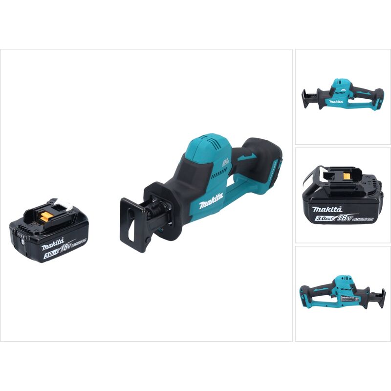 foto del prodotto makita sega circolare a batteria djr189f1 18v brushless 1x batteria 3,0 ah senza caricabatterie