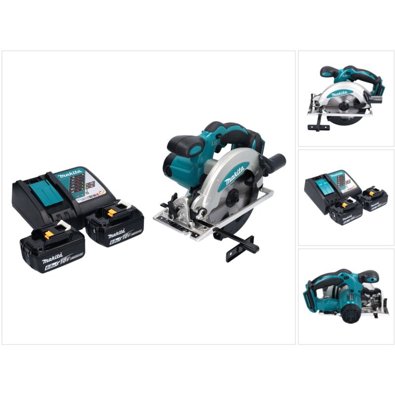 foto del prodotto makita sega circolare a batteria dss 610 rg 18 v 165 mm 2x batteria 6,0 ah caricabatterie