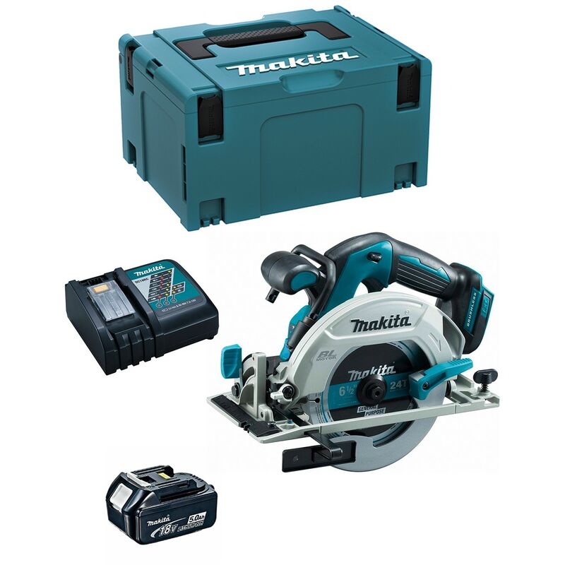 foto del prodotto makita sega circolare dhs680rtj1 1 x 5,0 ah dc18rc makpac 3 