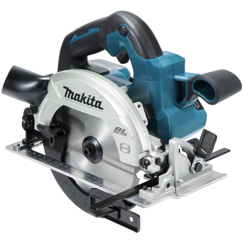 foto del prodotto makita sega circolare portatile a batteria dhs661rtju senza batteria e caricabatterie con adattatore aws