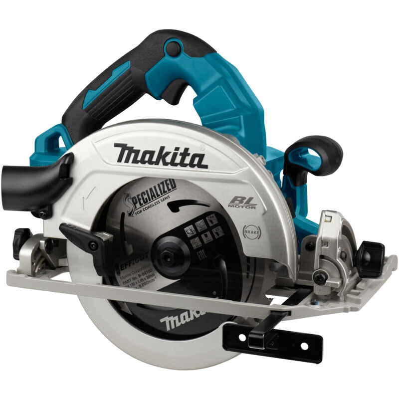 foto del prodotto makita sega circolare portatile a batteria dhs783zju 2x18v senza batteria e caricabatterie in makpac