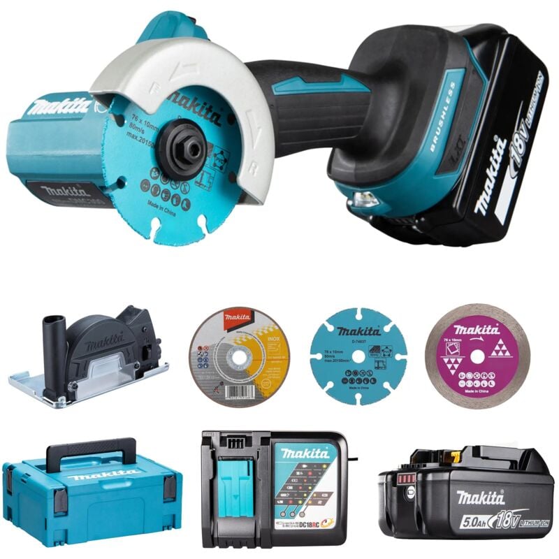 foto del prodotto makita sega diamantata dmc300rtj 18v 5ah