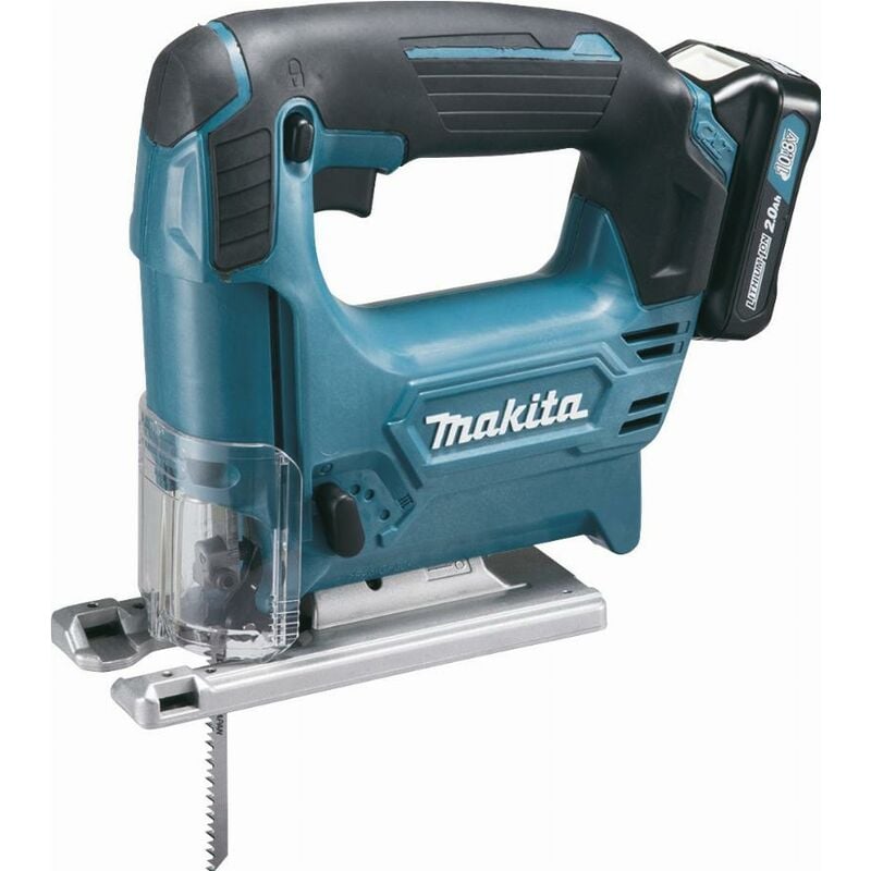 foto del prodotto makita seghetto alternativo 12 v cxt li ion 2 ah 2 batterie, caricabatterie, valigetta jv101dsaj