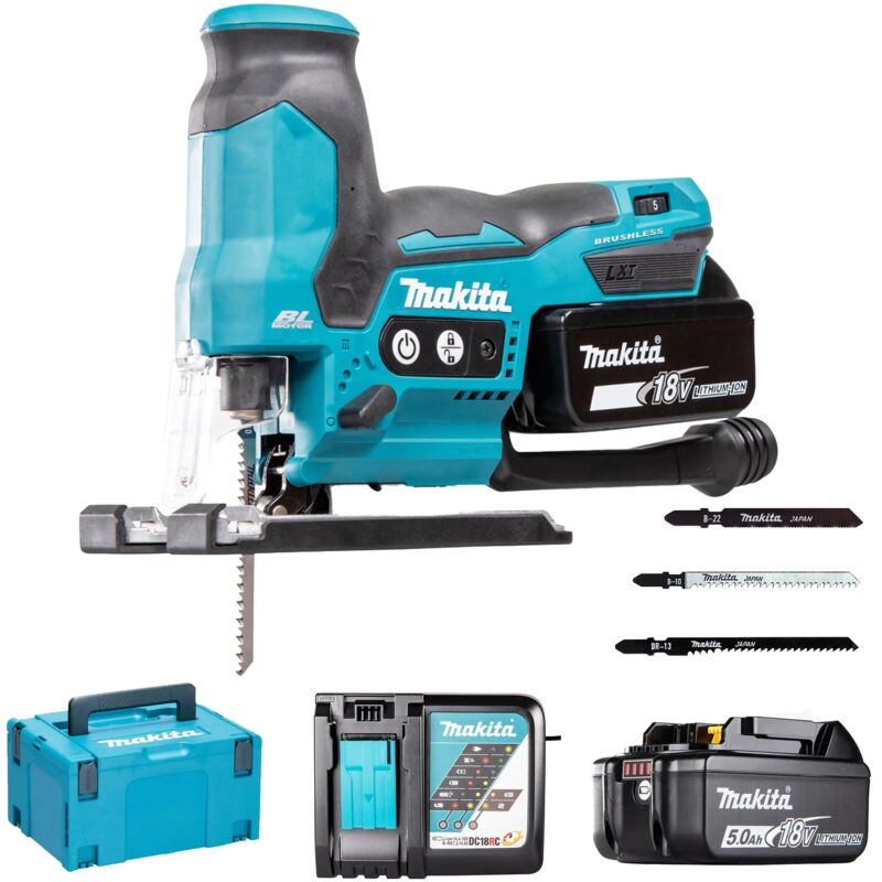 foto del prodotto makita seghetto alternativo djv185rtj 18v 5ah