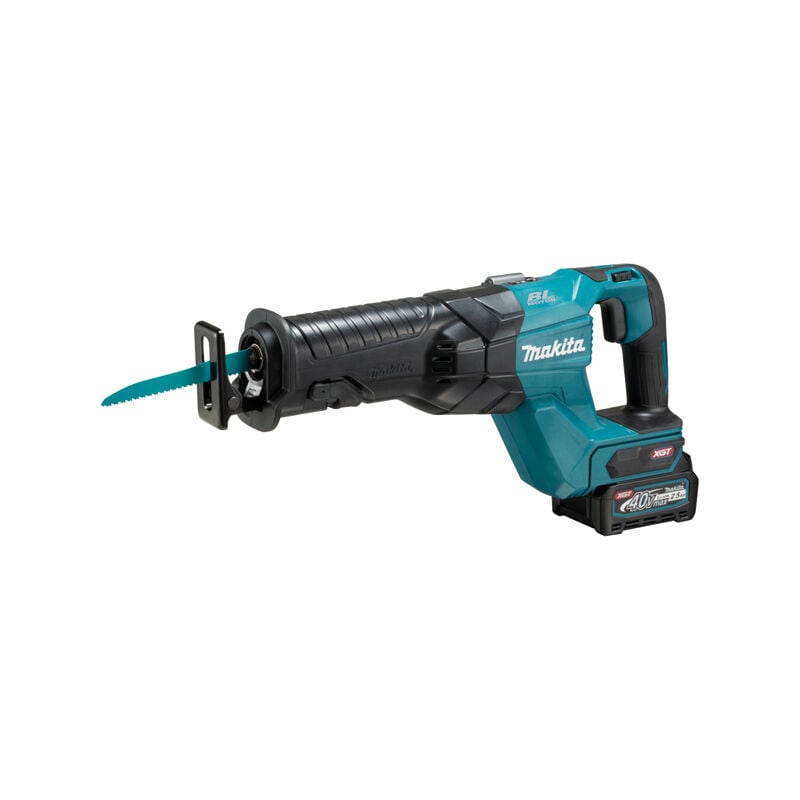 foto del prodotto makita seghetto dritto 40 v max agli ioni di litio 2,5 ah xgt jr001gd201