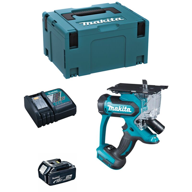 foto del prodotto makita seghetto per cartongesso dsd180rtj1 1 x 5,0 ah dc18rc makpac 3 