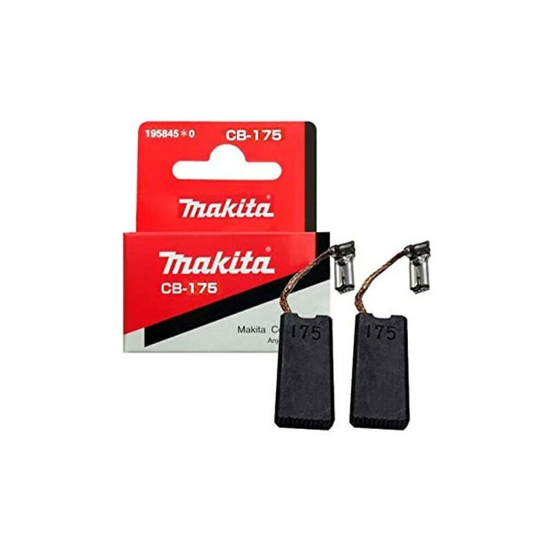 foto del prodotto makita set di 2 spazzole di carbone cb 175 per trapano a percussione 195845 0
