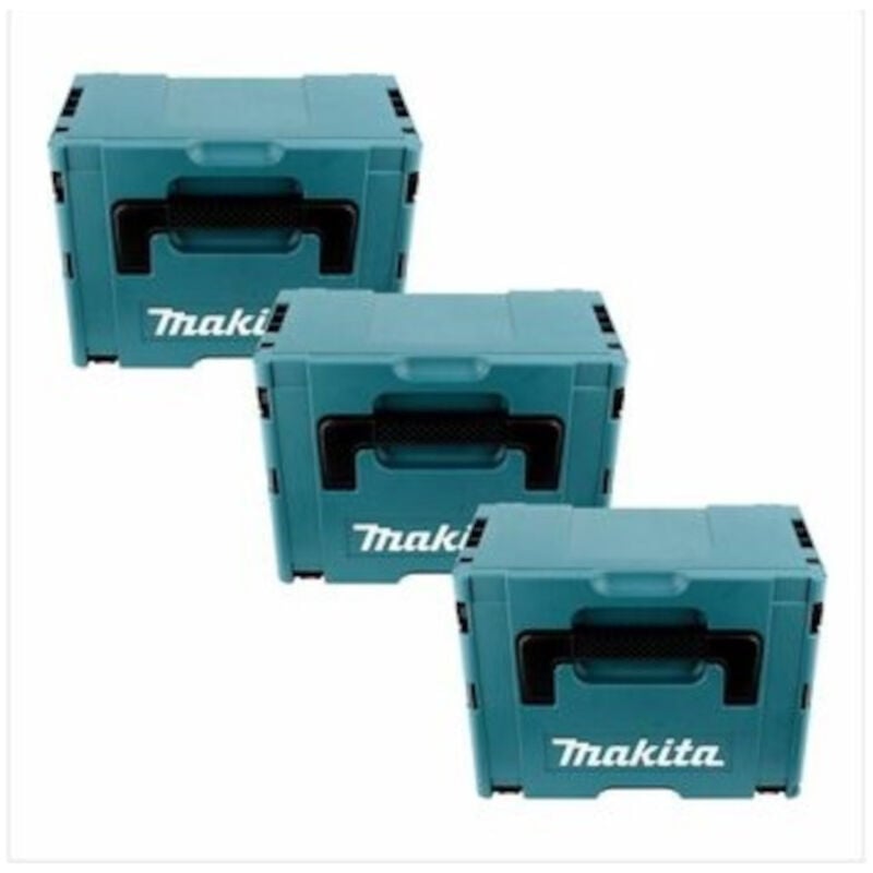 foto del prodotto makita set di 3x valigette makpac tipo 3