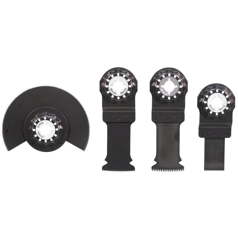 foto del prodotto makita set di 4 accessori per legno e metallo starlock b 67480