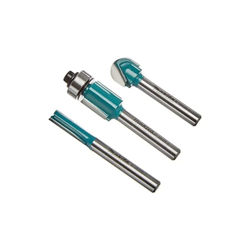 foto del prodotto makita set di frese, 3 pezzi, d 30209