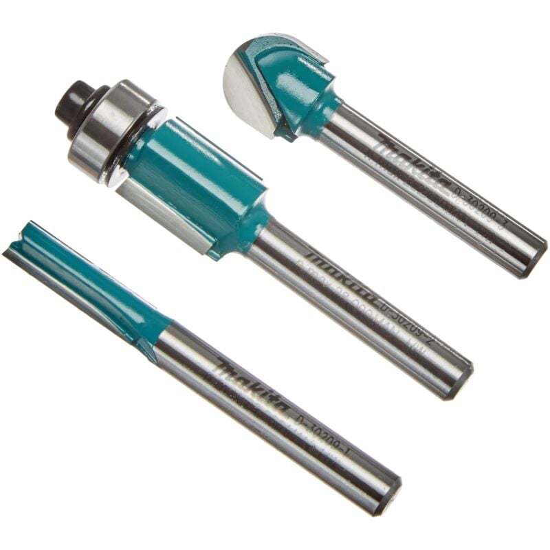 foto del prodotto makita set di frese, 3 pz, d 30209