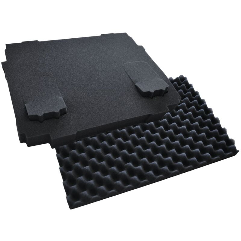 foto del prodotto makita set di schiuma di supporto 40 mm per makpac 1 4, schiuma fondo coperchio p 84274 