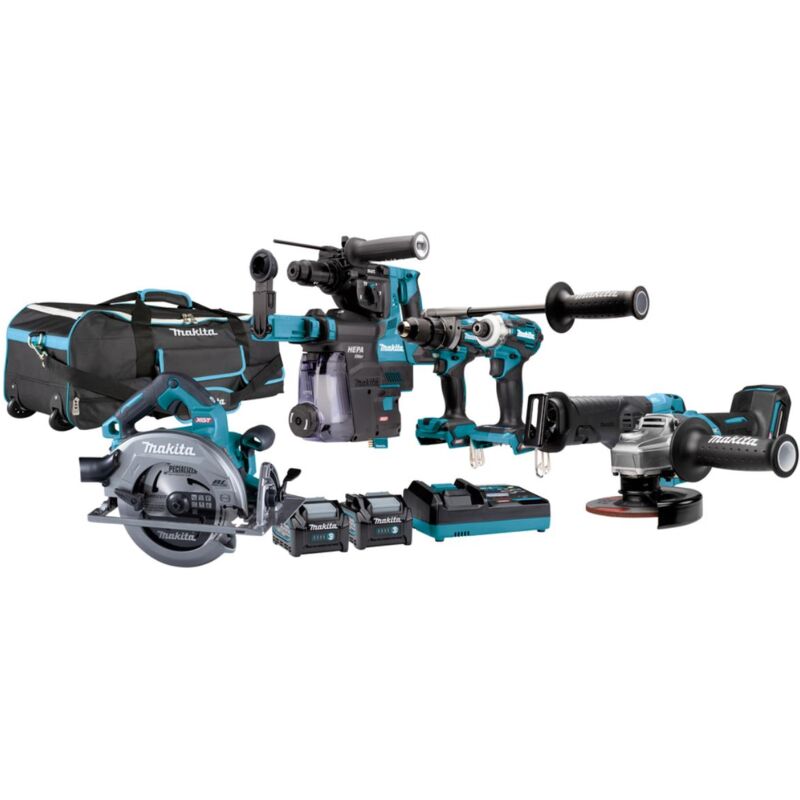 foto del prodotto makita set speciale a batteria xgt 40 v max set di utensili