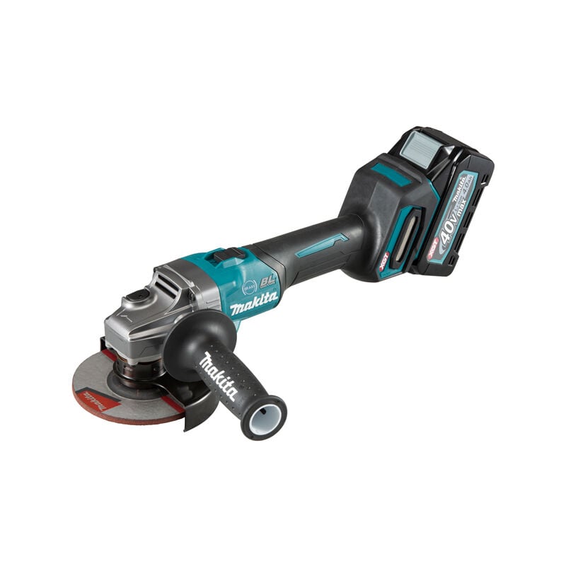 foto del prodotto makita smerigliatrice 125 mm 40 v max li ion 4 ah ga005gm201