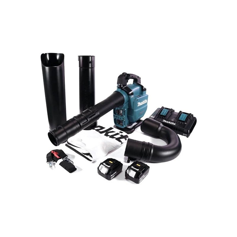 foto del prodotto makita soffiatore aspirapolvere 36v 2 x 18v li ion 33 mbar dub363pt2v