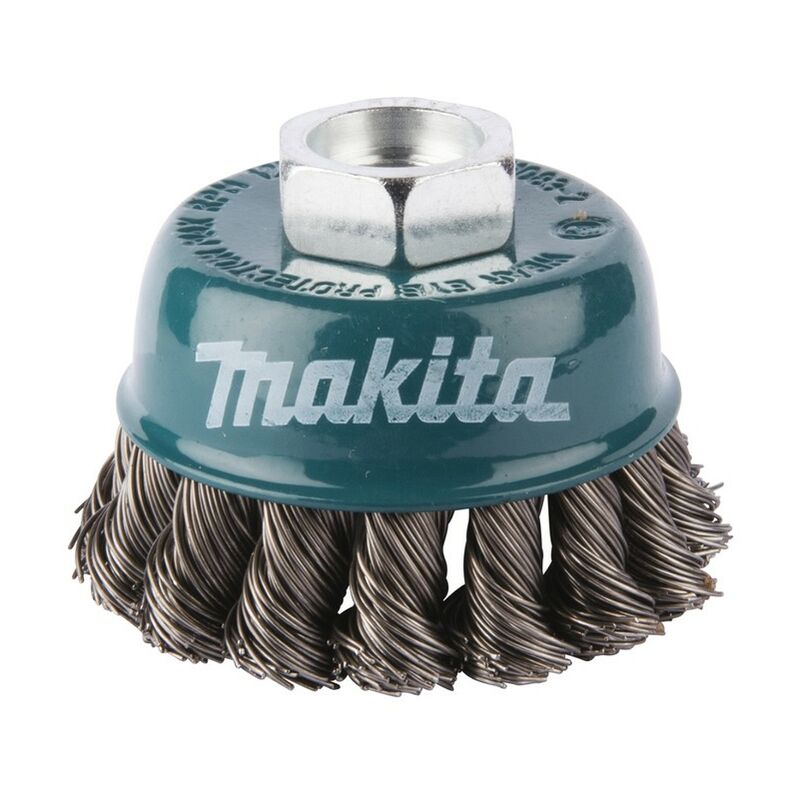 foto del prodotto makita spazzola a tazza a filo ritorto m14 60 mm d 24119
