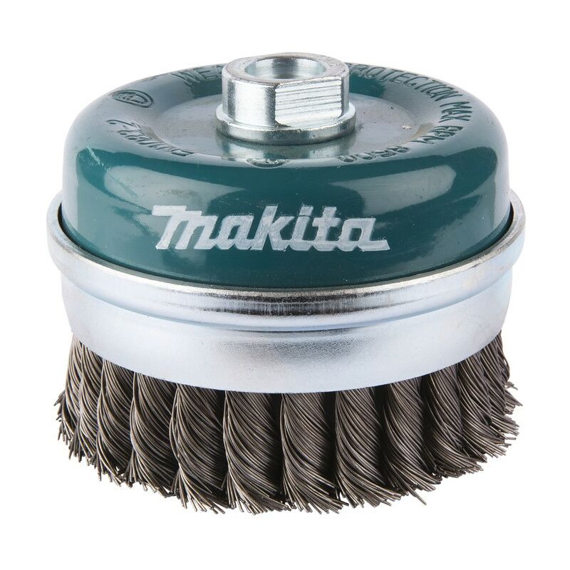 foto del prodotto makita spazzola a tazza in filo d acciaio ritorto m14 100 mm d 29290