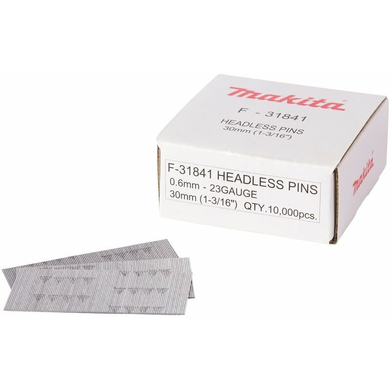 foto del prodotto makita spillo 30mm 10.000 pz per dpt351 cod. f 31841