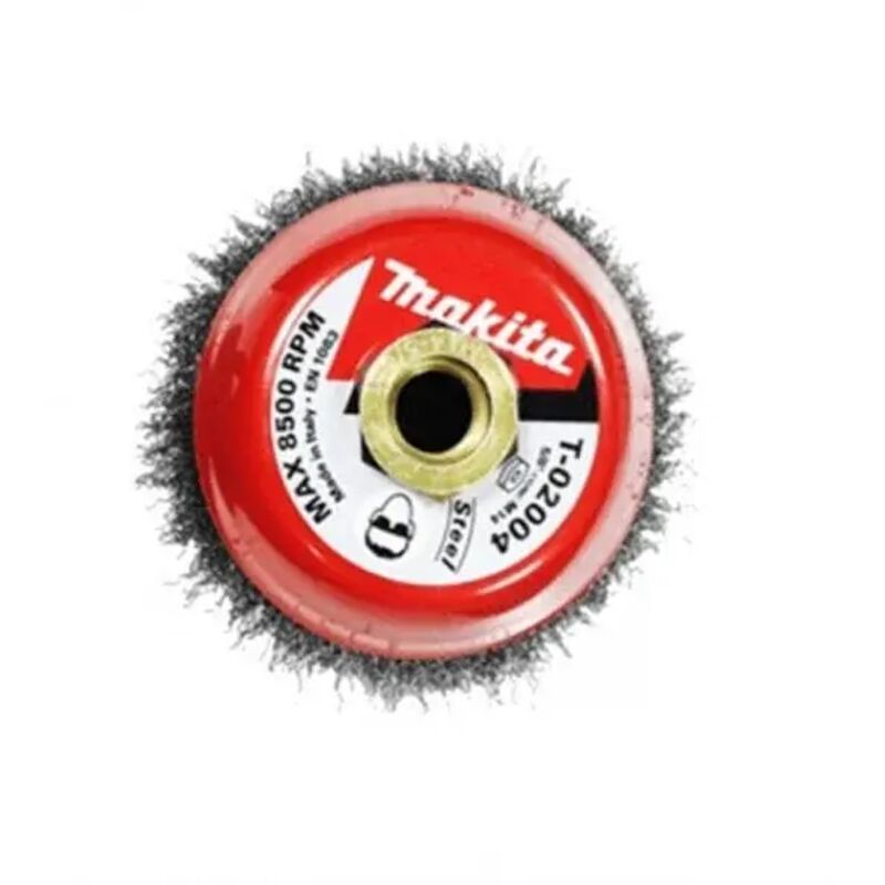 foto del prodotto makita t 02004 spazzola a tazza m14 per metallo 100 mm
