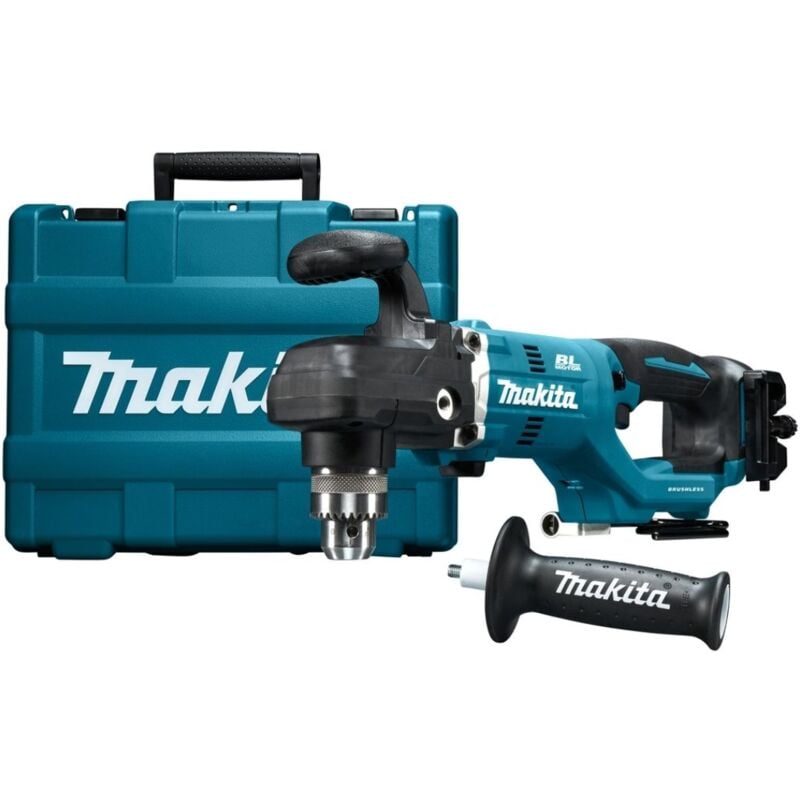 foto del prodotto makita trapano angolare da 18v 13mm senza batteria dda450zk