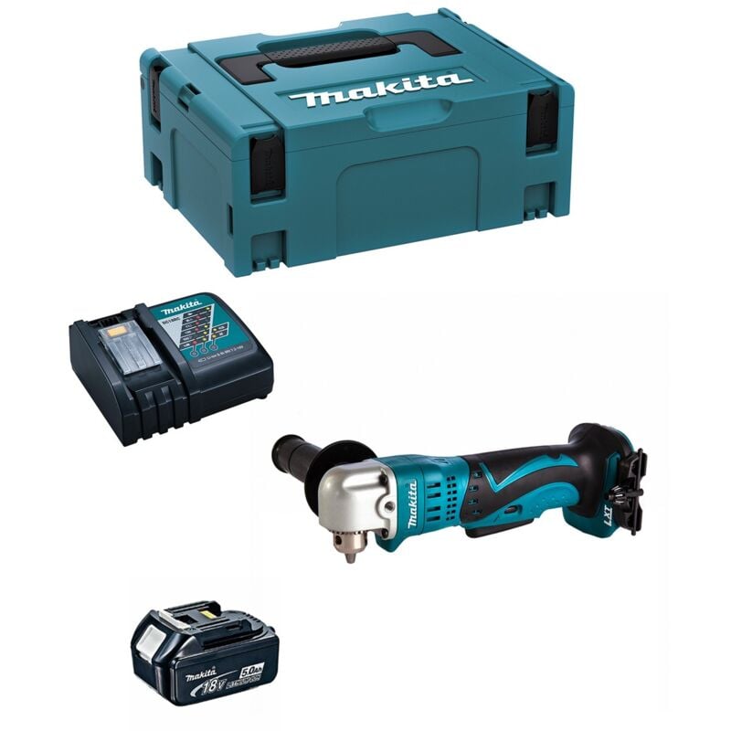 foto del prodotto makita trapano angolare dda350rtj1 1 x 5,0 ah dc18rc makpac 2 