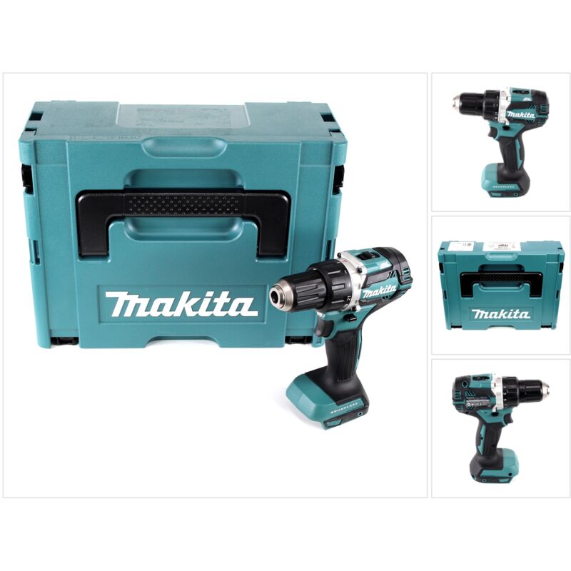 foto del prodotto makita trapano avvitatore a batteria ddf 484 zj brushless 18v 54nm solo in makpac senza batteria e caricabatterie