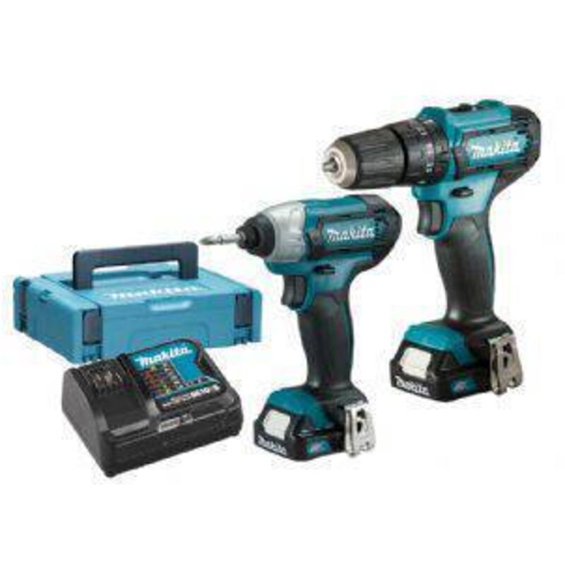 foto del prodotto makita trapano avvitatore combo kit cxt-clx228aj