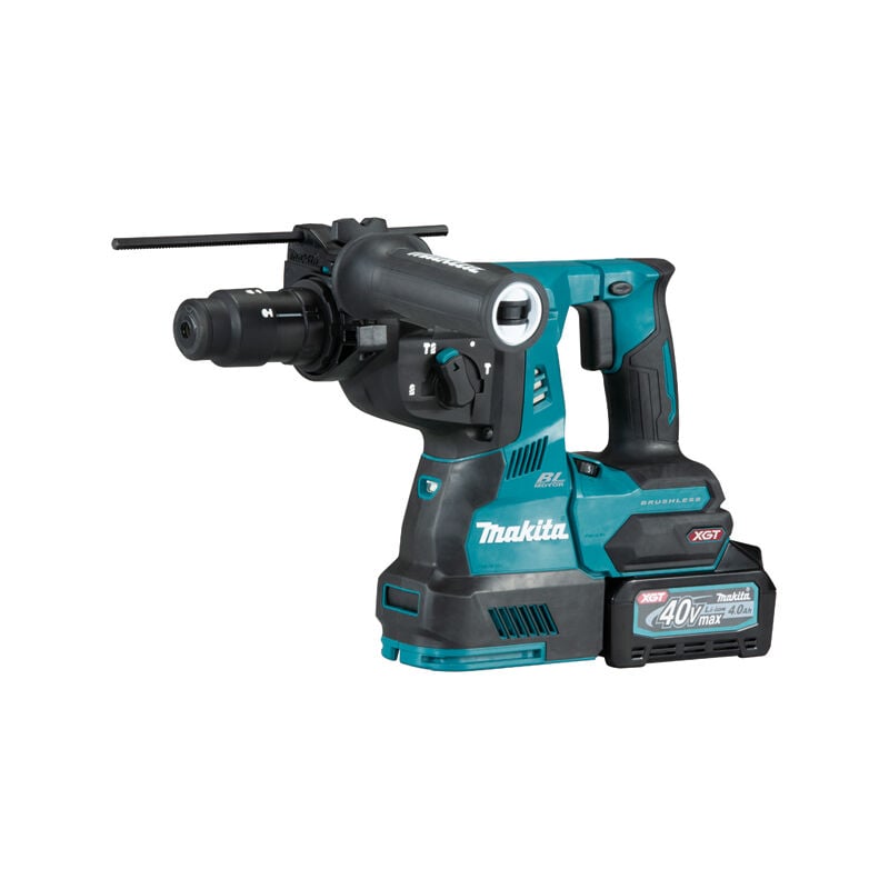 foto del prodotto makita trapano sds plus 40 v max li ion 4ah 28 mm hr004gm201